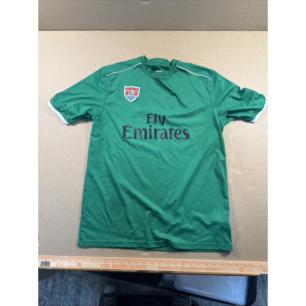 US Soccer Patch, Fly Emirates, Jersey #7, Size Medium, Augusta Sportswear
